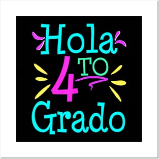Hola 4To 4Th Cuarter Grado Back To School Posters and Art